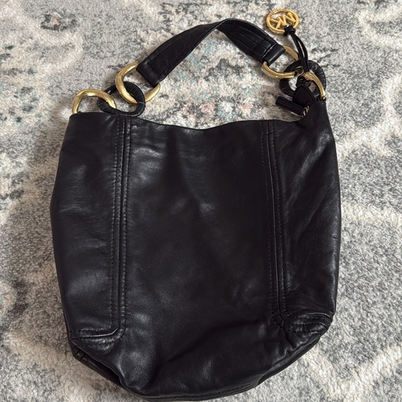 Michael Kors Soft Leather Hobo Shoulder Bag - Picture 8 of 17